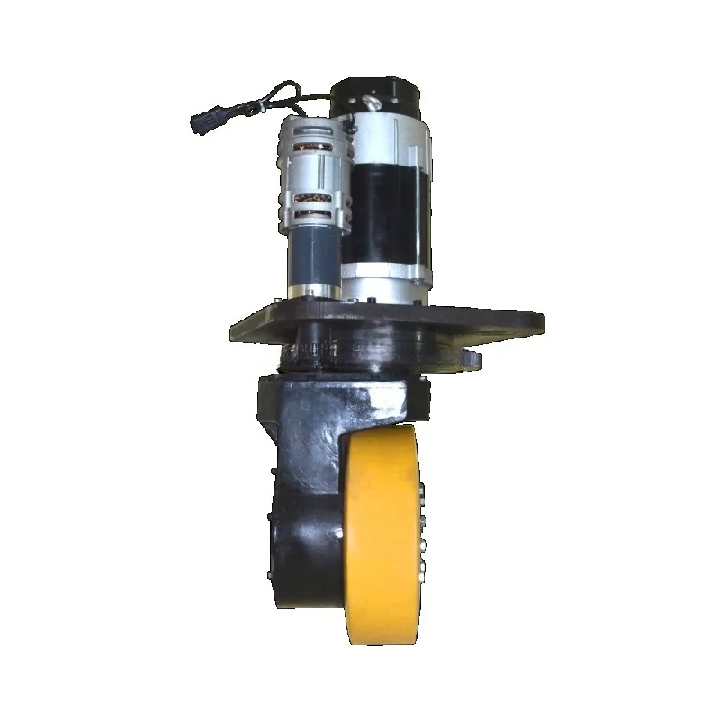 Multi-function automatic walking AGV drive wheel unit with steering 24V 1300W DC motor
