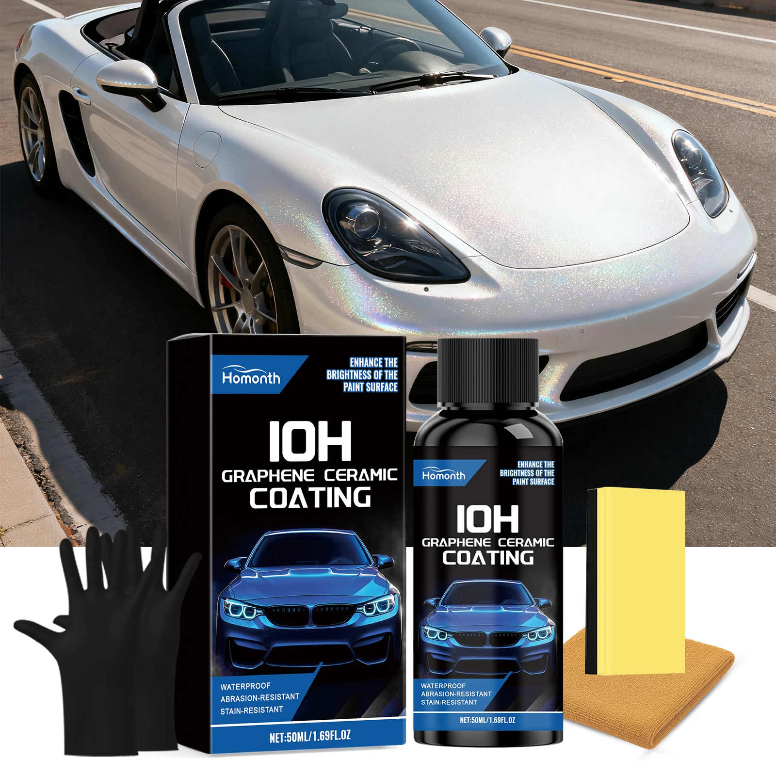 

Авто керамический жидкий спрей для покрытия, нанокристаллический гидрофобный слой, полировальный агент, глянцевая краска, защита от краски, воск для автомобиля