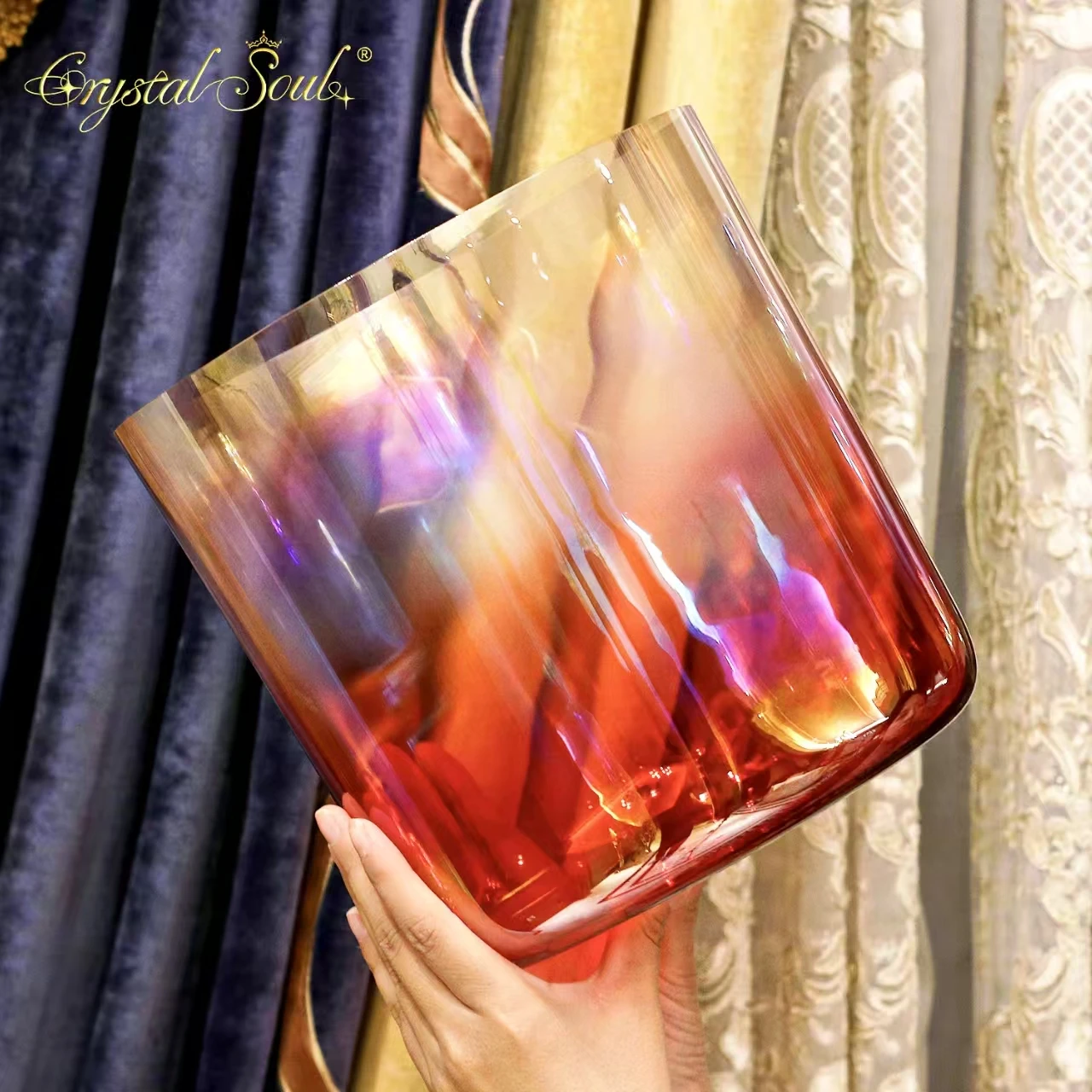 

Crystal Soul Classic Seven Chakras Red Crystal Singing Bowl Sets Meditation Alchemy Bowls Source Manufacturer