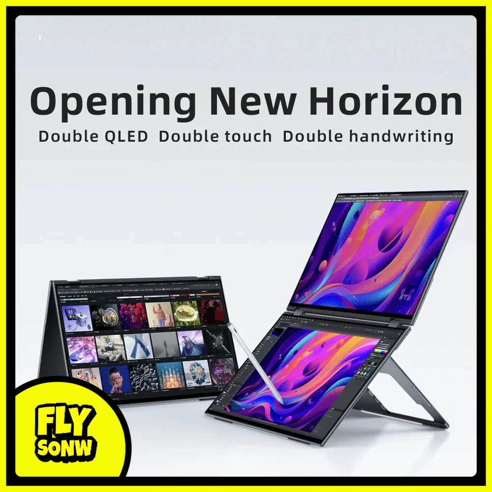 

Портативный монитор EHOMEWEI с двойным экраном X2 Pro, сенсорный телефон без привода, 2K 16 дюймов, для ноутбука Win Macbook
