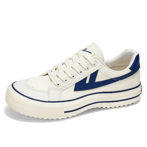 TaoBo-Sapatos de plataforma de lona respirável para homens e mulheres, sapatos de caminhada diários confortáveis, amortecimento, originais, HUILI, tamanho 39-44