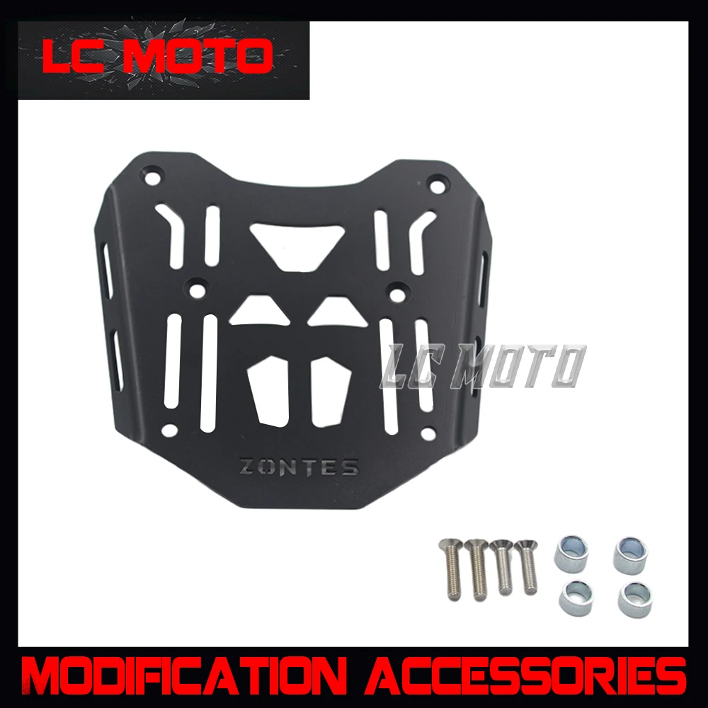 

Motorcycle Rear Shelf Tail Box Rack Tail Box Bracket Plate Carbon Steel Tail Plate Modified Accessories For ZONTES 703F