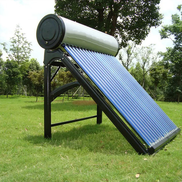 Aquecedor de água solar inteligente comercial de super qualidade para uso externo em hotel, entrega rápida, sistema solar de energia elétrica