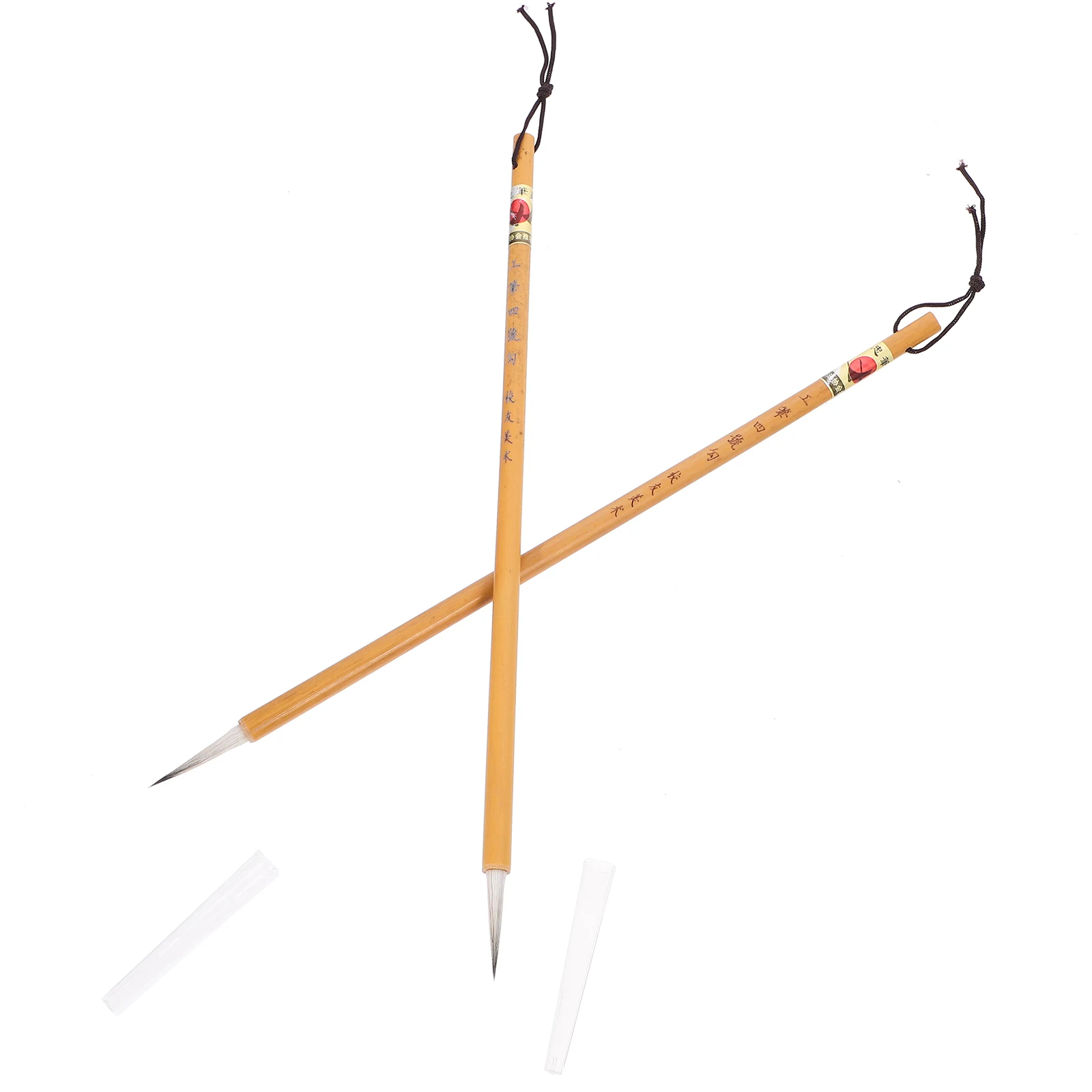 

2 Pcs Art Delineating Brush Pottery Glaze Pen Colouring Paints Practicing Ergonomic Stroke Comfortable Firm Easy om