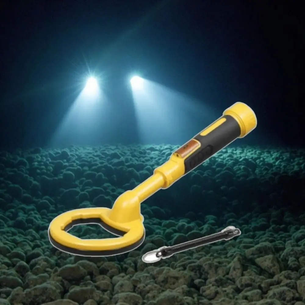 

2 IN 1 Underwater Metal Detector with Led Light Fully Waterproof Pulse Pinpointer Audio Vibration Indicates Pulse Induction