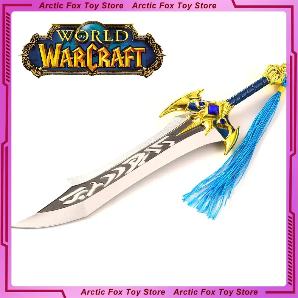 

21cm World of Warcraft Game Sword QuelSerrar Arthas Menethil Blade Highborne Peripherals Alloy Metal Model Keychain Gift Toys