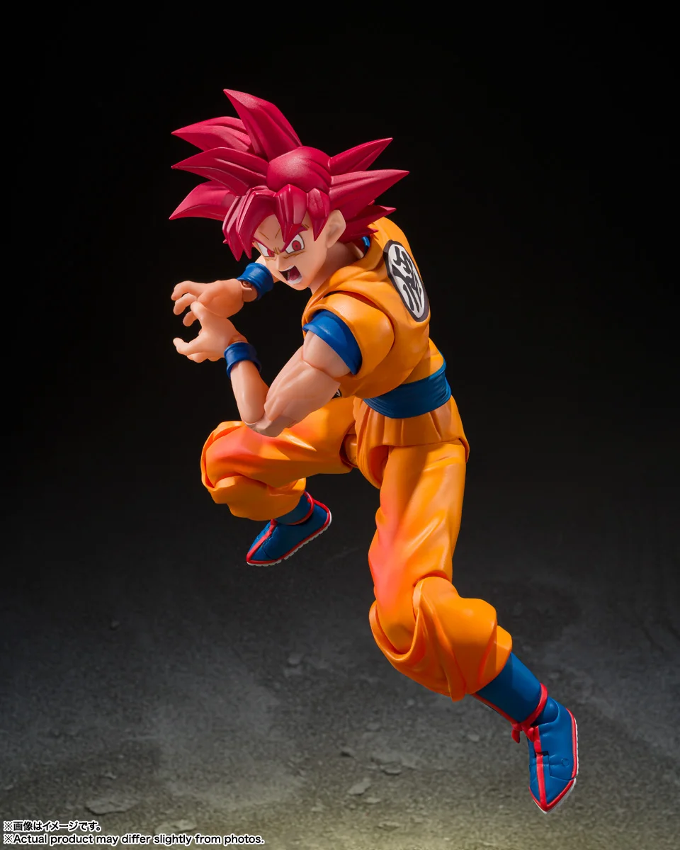 100% Original Box Bandai Shf Son Goku 3.0 Dragon Ball Z S.H.Figuarts Super Saiyan God Fighter Of Rage Vegeta 3.0 In Stock Toys view 4
