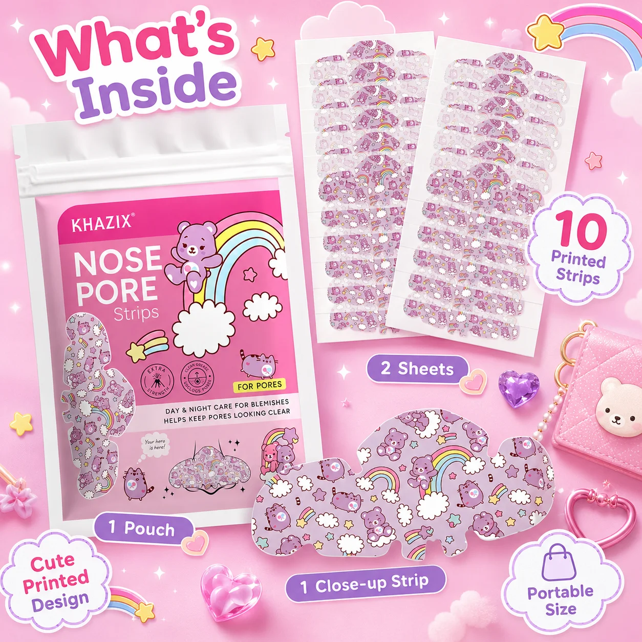 Invisible Acne Patches for Face & Nose, Blemish Cover Stickers Facial Spot Patch Sheets 1/10PCS