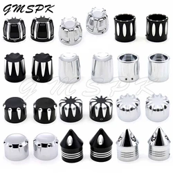 29mm Motorcycle Spike Front Axle Nut Cap Cover For Harley Sportster Touring Dyna Softail VRSC Fat Bob Wide Glide