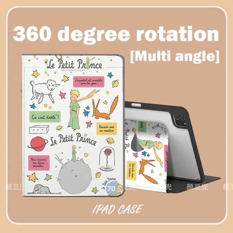 حافظة Le Petit Prince Anime لجهاز iPad 10.2 8th Air 4 5 6 Mini 5 6 7 حافظة فاخرة من السيليكون لجهاز iPad Air 4 iPad 10 11th Air13 11 202