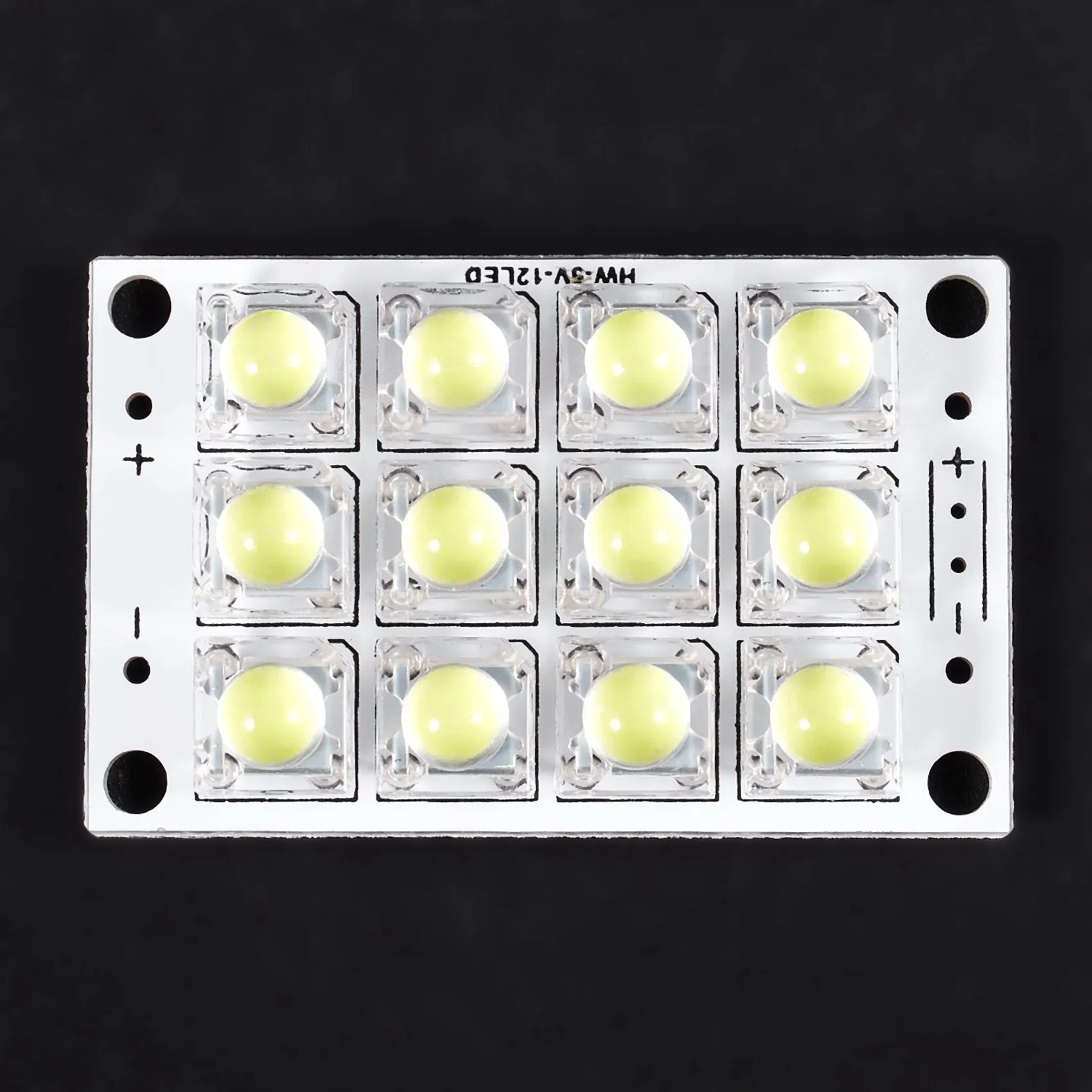 5X New DC 3V 5V 12 LED Super Bright White Piranha LED Circuit Board LED Lights Light Yacht