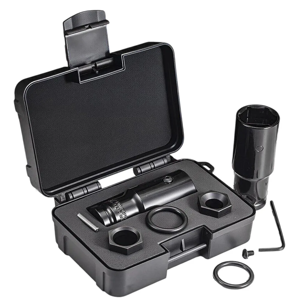 For impact Driver Extended Socket Head 1/2 Inch Drive with Interchangeable Nut Sockets 12/14/16mm for Professional Use