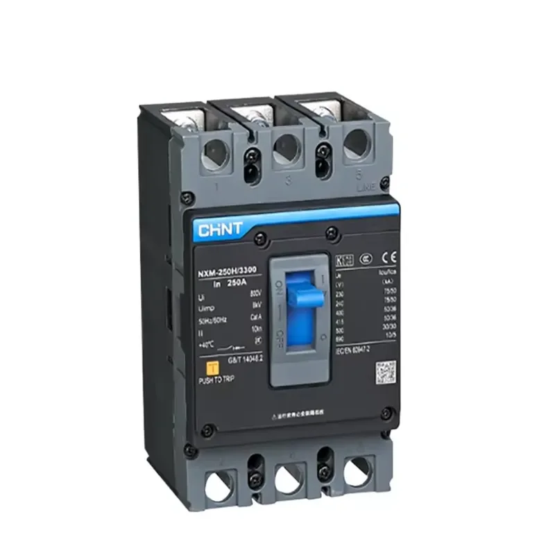 Novatech Global NXM-400S 3-Pole 400A Moulded Case Circuit Breaker MCCB for Industrial Power Distribution and Motor Protection
