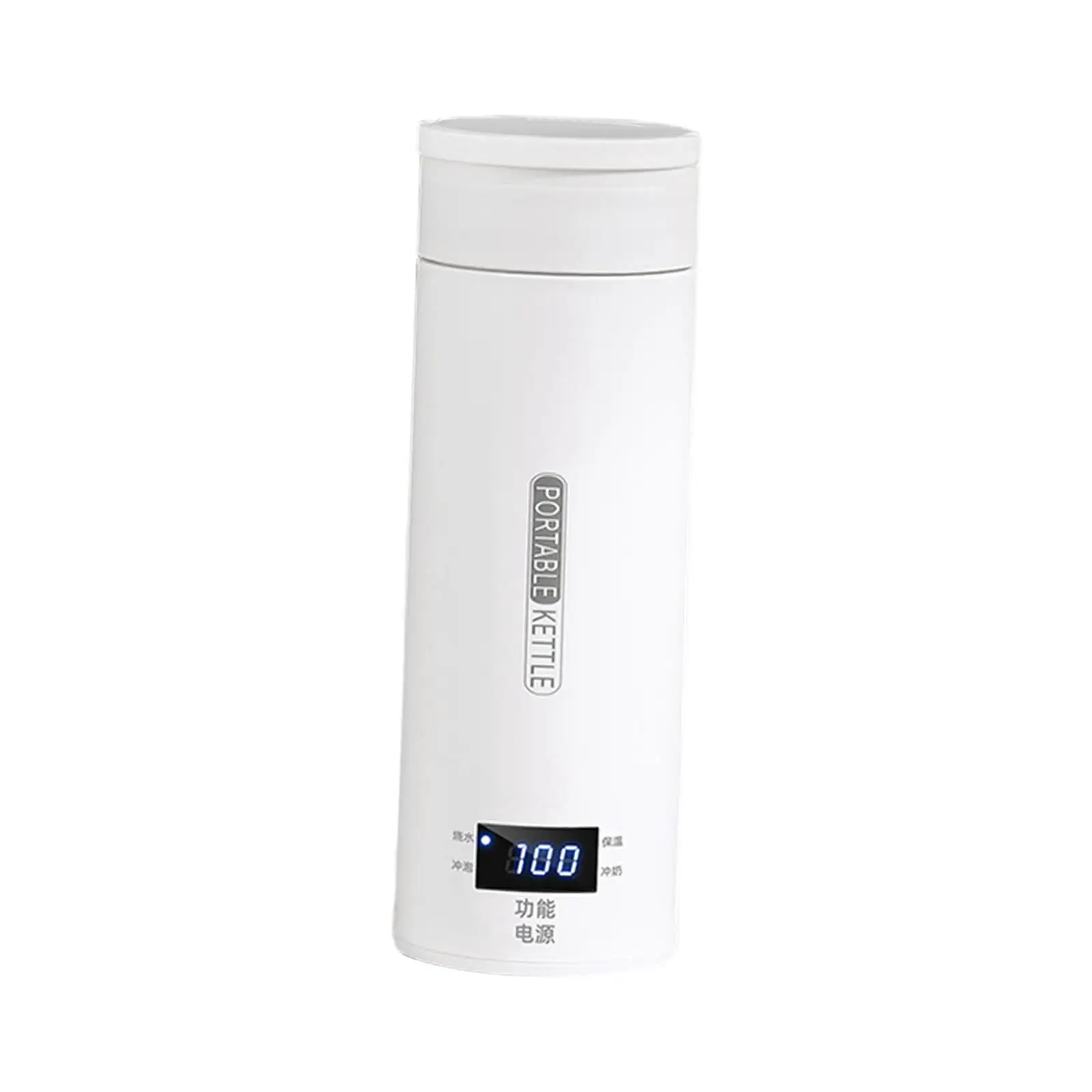 Small Electric Kettle 500ml Portable Travel Boiler Dry Protection Insulated Cup for Home Camping Office