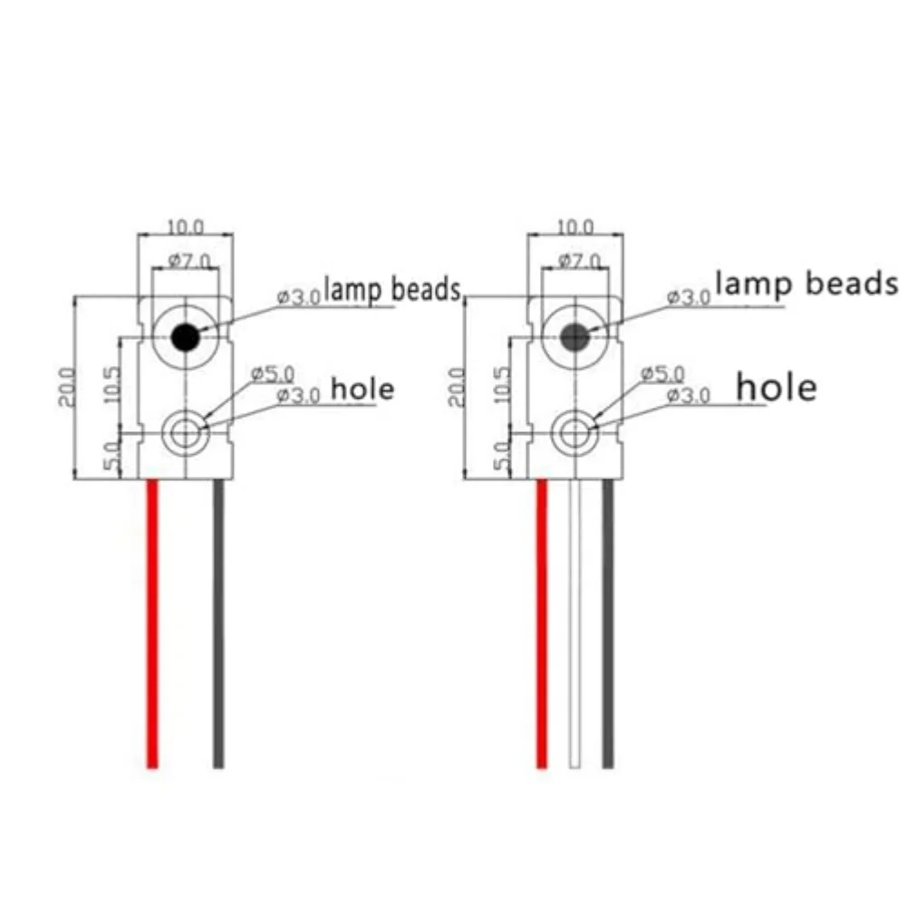 5Pcs Infrared Break Beam Sensor Module With LEDs, Photoelectric Control Switch, Distance Detection For Arduino Robotics And Indu