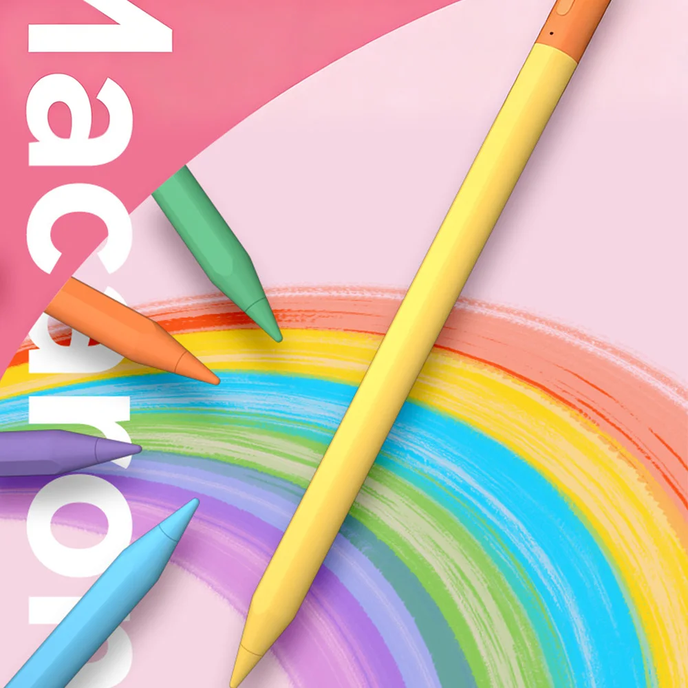 Dedicated Stylus Pen with LED Power Indicator Macaron Colors Capacitive Screen Touch Pen For iPad Apple Tablet - view 4
