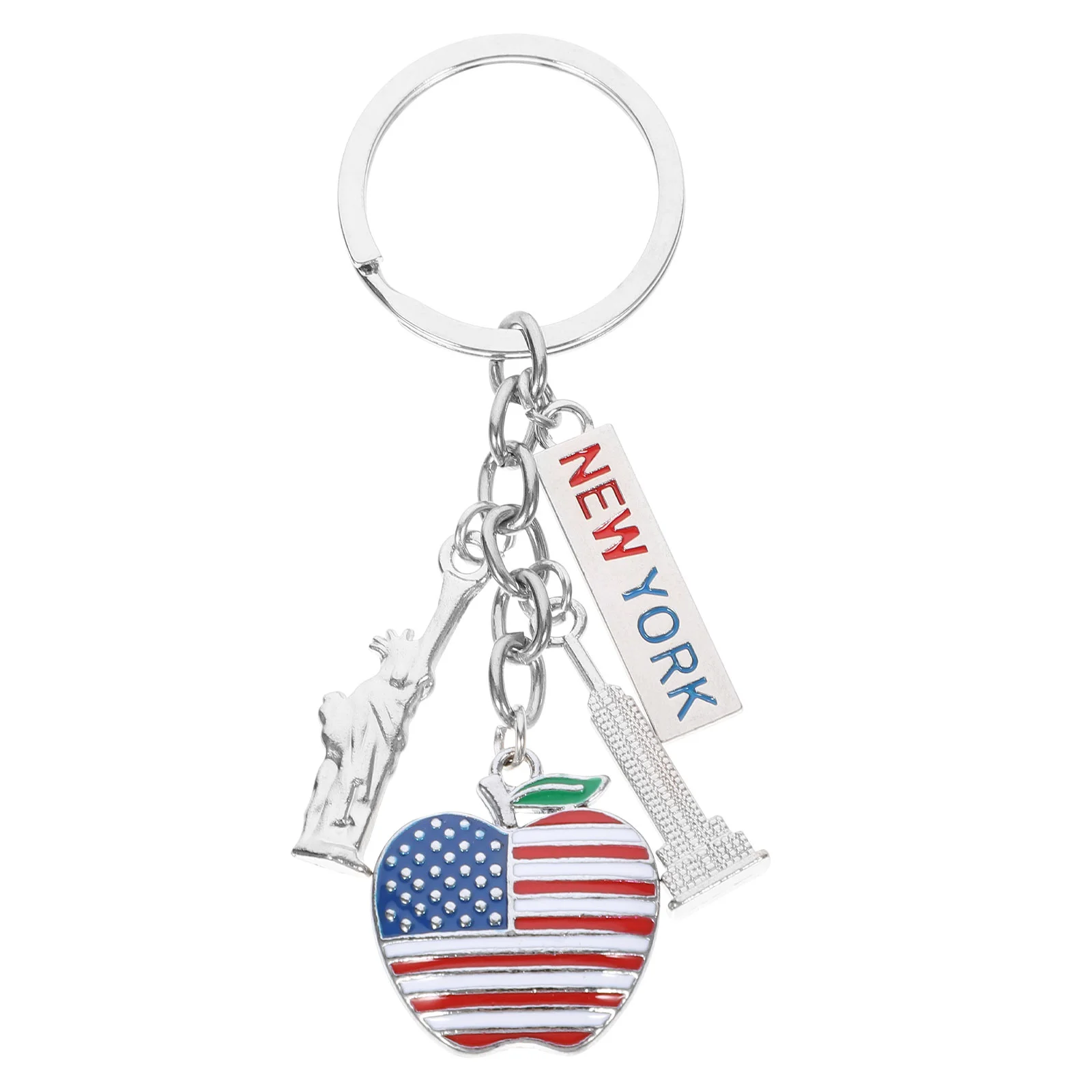 

Alloy Key Holder Pedant Keychain Hanging Keychains Creative Gift Keyrings Patriots Metal Classic