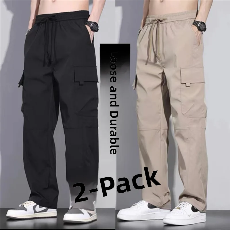

Loose Straight Leg Workwear Pants Men's Spring Autumn No Iron No Magnet Wear Resistant Dirt Proof for Labor Work Protection P...