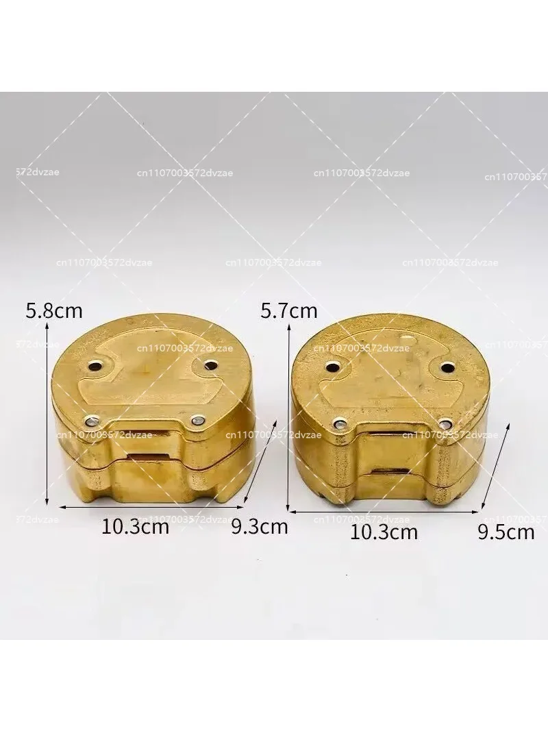 NEW Lab Two Layer Denture Compression with Dual Injection Flask Dual Pot Bronze Processor Denture Flask Press Compression