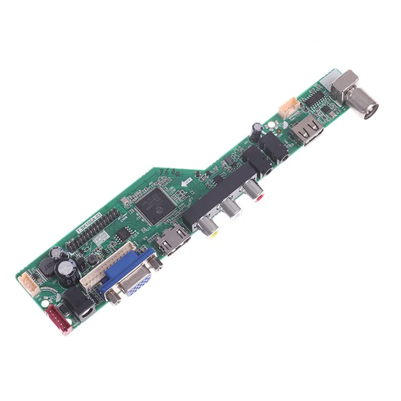 Controlador de TV LCD Universal Driver Board, T.V53.03, V 53, analógico, TV, AV, PC, HD, USB, mídia, placa-mãe C, alta qualidade