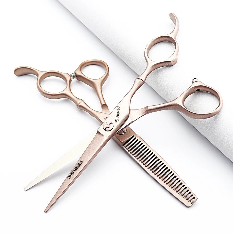 Professional Japanese Haircut 6/7 Inch 440C Hairdressing Scissors Flat Cut suitable for Professional Hairdressing Salon