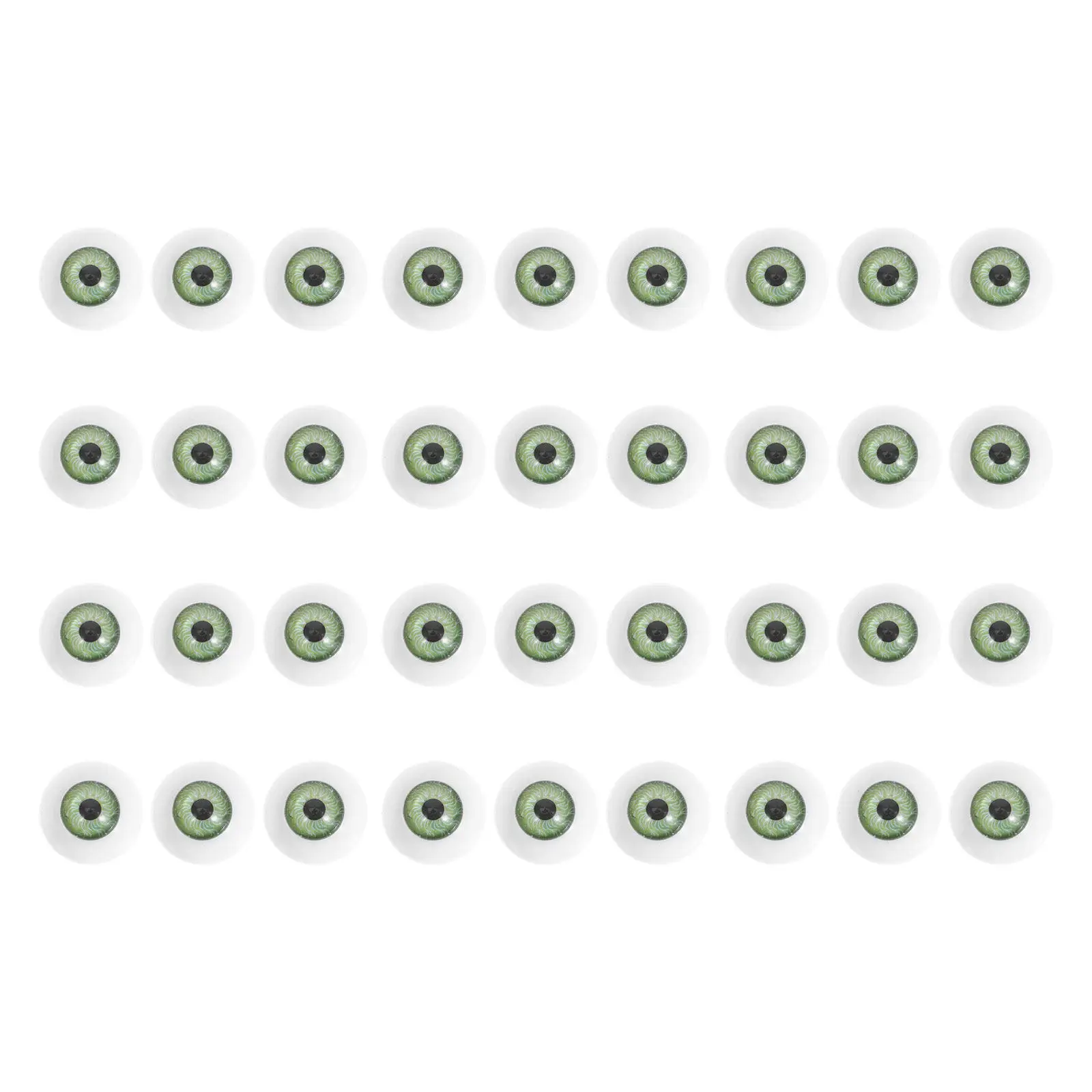 

40 шт. пластиковых безопасных глазок 20 мм, реалистичные глаза для поделок, для вязаных животных, мягких игрушек, маленькие безопасные глазки для DIY проектов