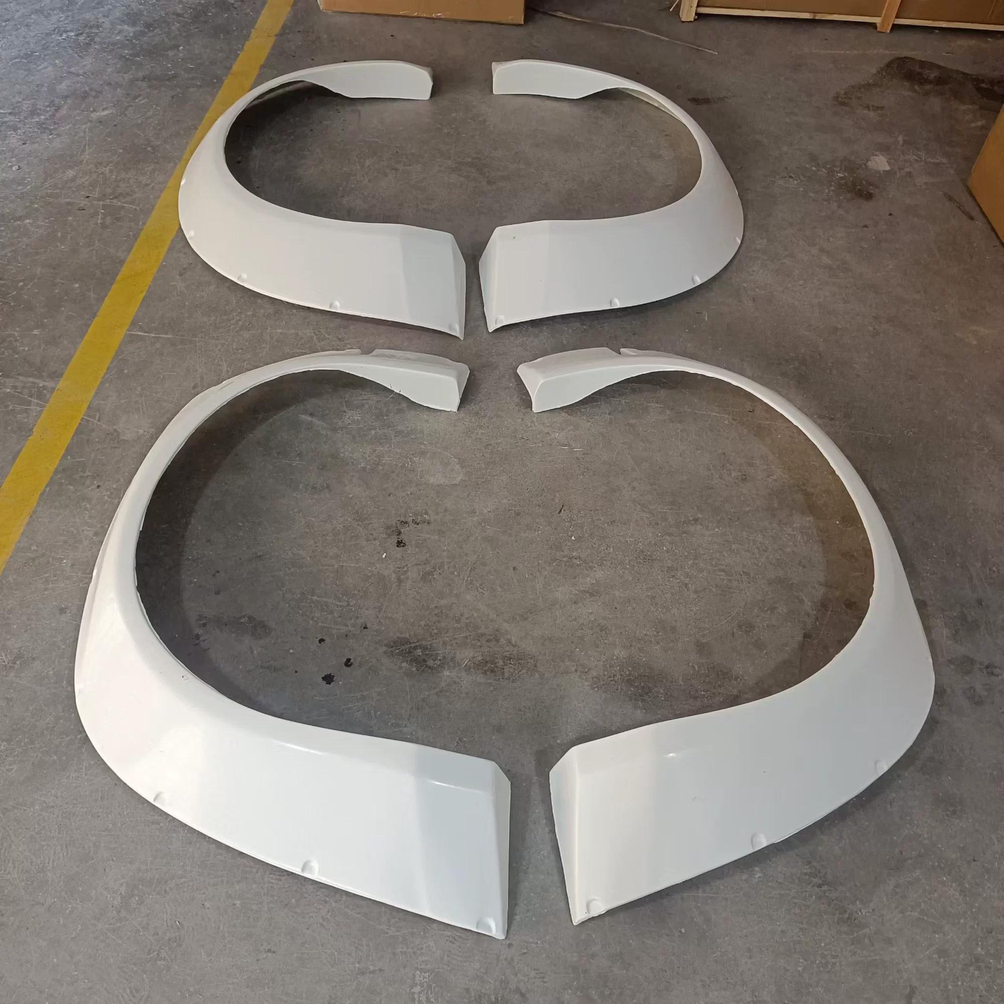 

Resin Wheel Eyebrow Fender Flares Arch for Dodge Challenger SRT modified undercoat side widen Protector Mudguard