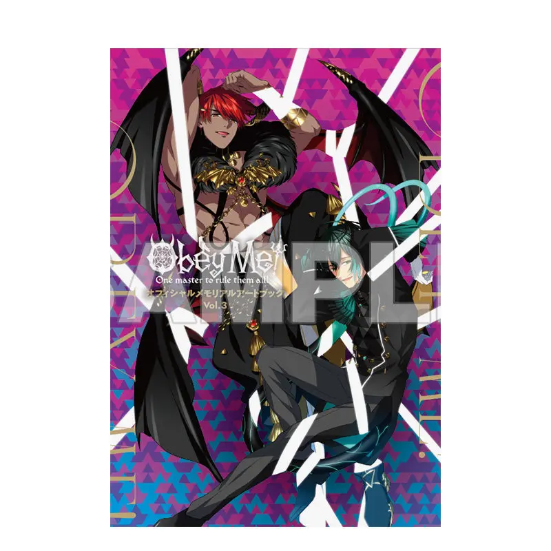 Obey Me! Vol.3 Official Memorial Art Book Japanese Game Set NTT Imported Original Book Obey Me !オフィシャルメモリアル