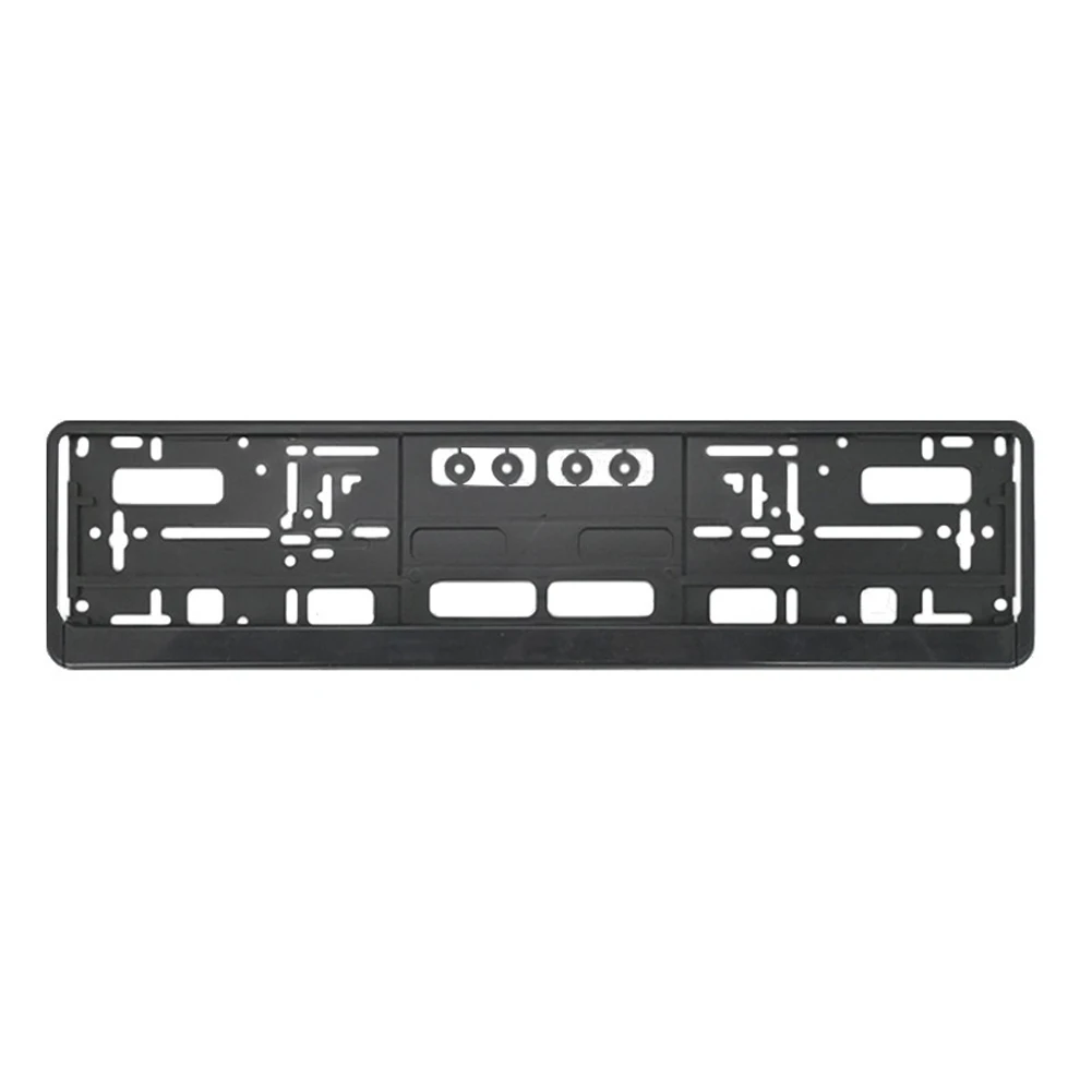 

2Pcs License Plate Holder Mount Black Car Tag Cover EU Standard License Plate Frame Cover Anti-corrosion
