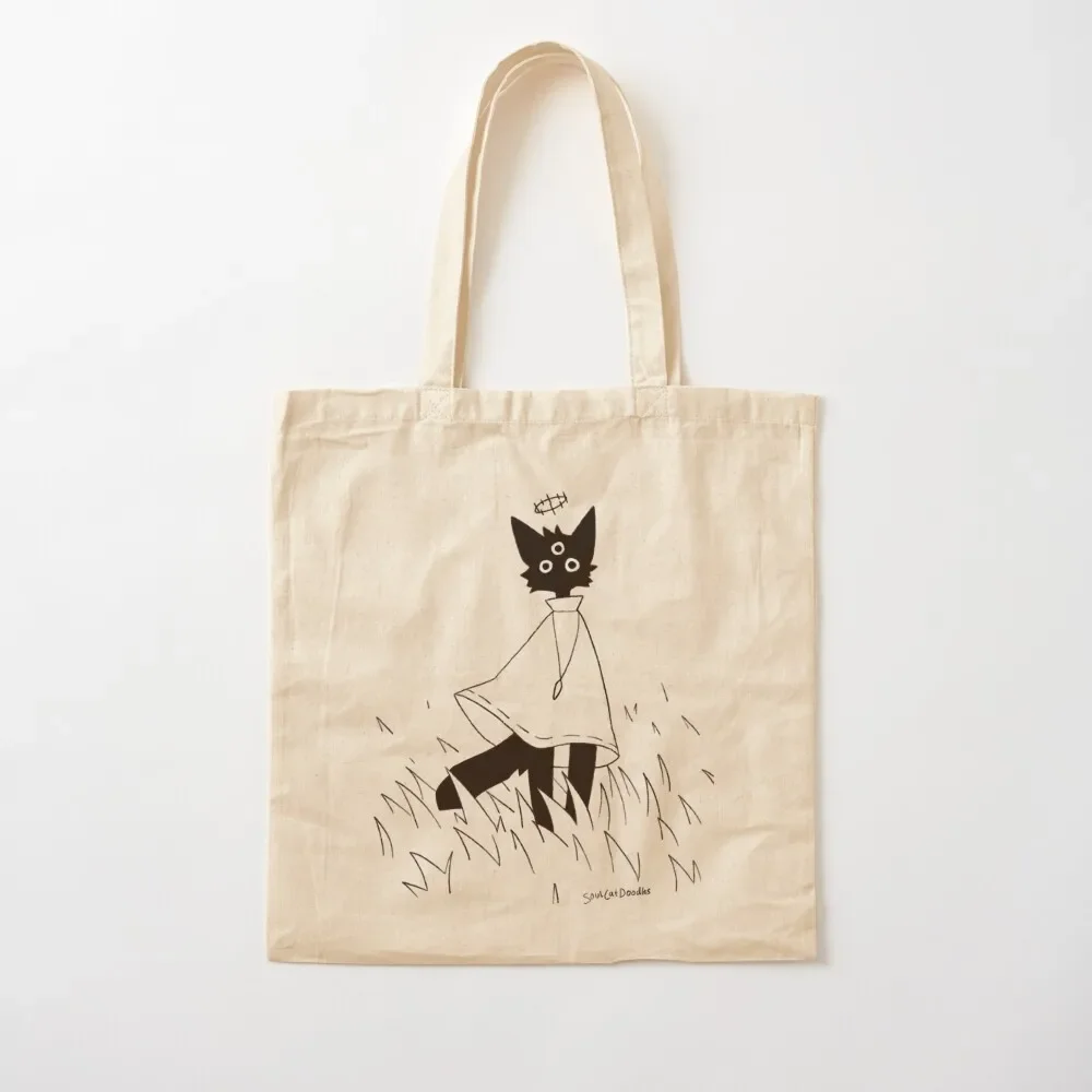 

slkāt vibing in a field, uncolored Tote Bag Women's bag university shopper bag Cloth