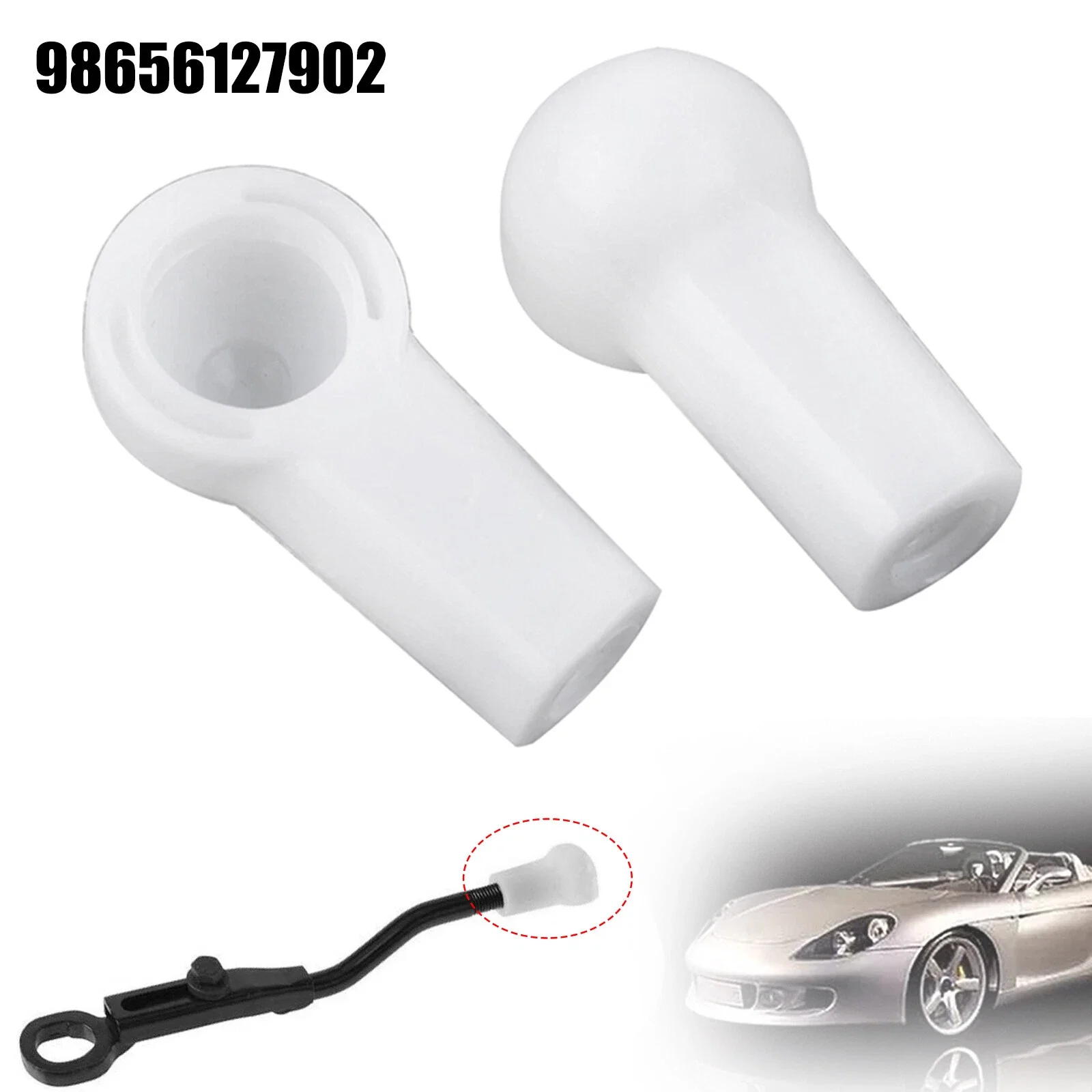 

2PCS Car Top Push Rod Joint Roof Push Replacement Fits For Porsche Boxster 986 987 Convertible 1997-2012 98656127902 Car Parts