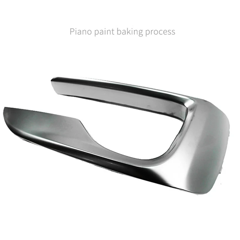 1 par de tira decorativa do para-choque do carro (lh + rh) para bmw x6 f16 2014-2019 guarnição do quadro da luz de nevoeiro 51117319789 51117319790 acessórios