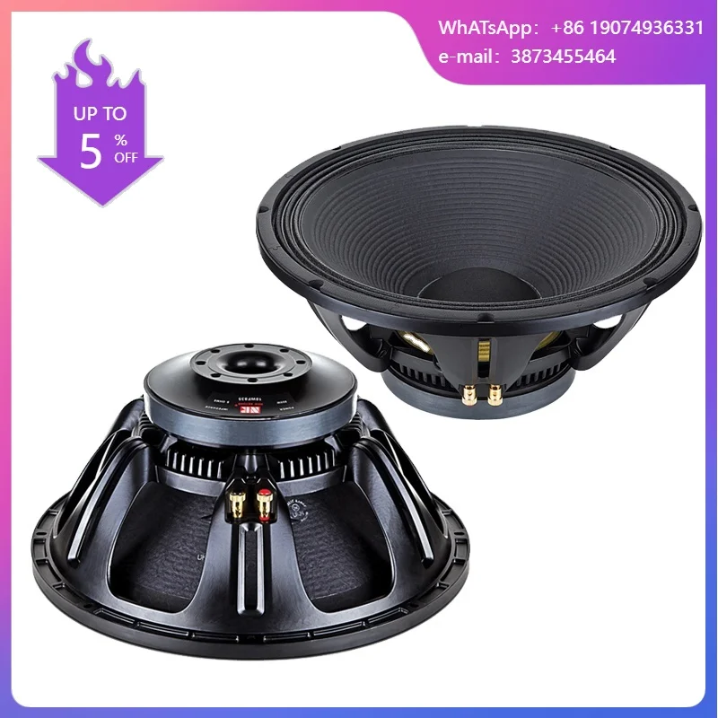 

Customizable 18 Inch 1600 Watt Subwoofer With 220mm Magnet And 4 Inch Voice Coil Speaker Unit Speaker Bass