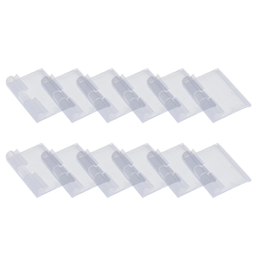 

30Pcs Plastic Shelf Price Tag Hold Stands Transparent Labels Supermarket Price Display Tags Useful Sign Labels