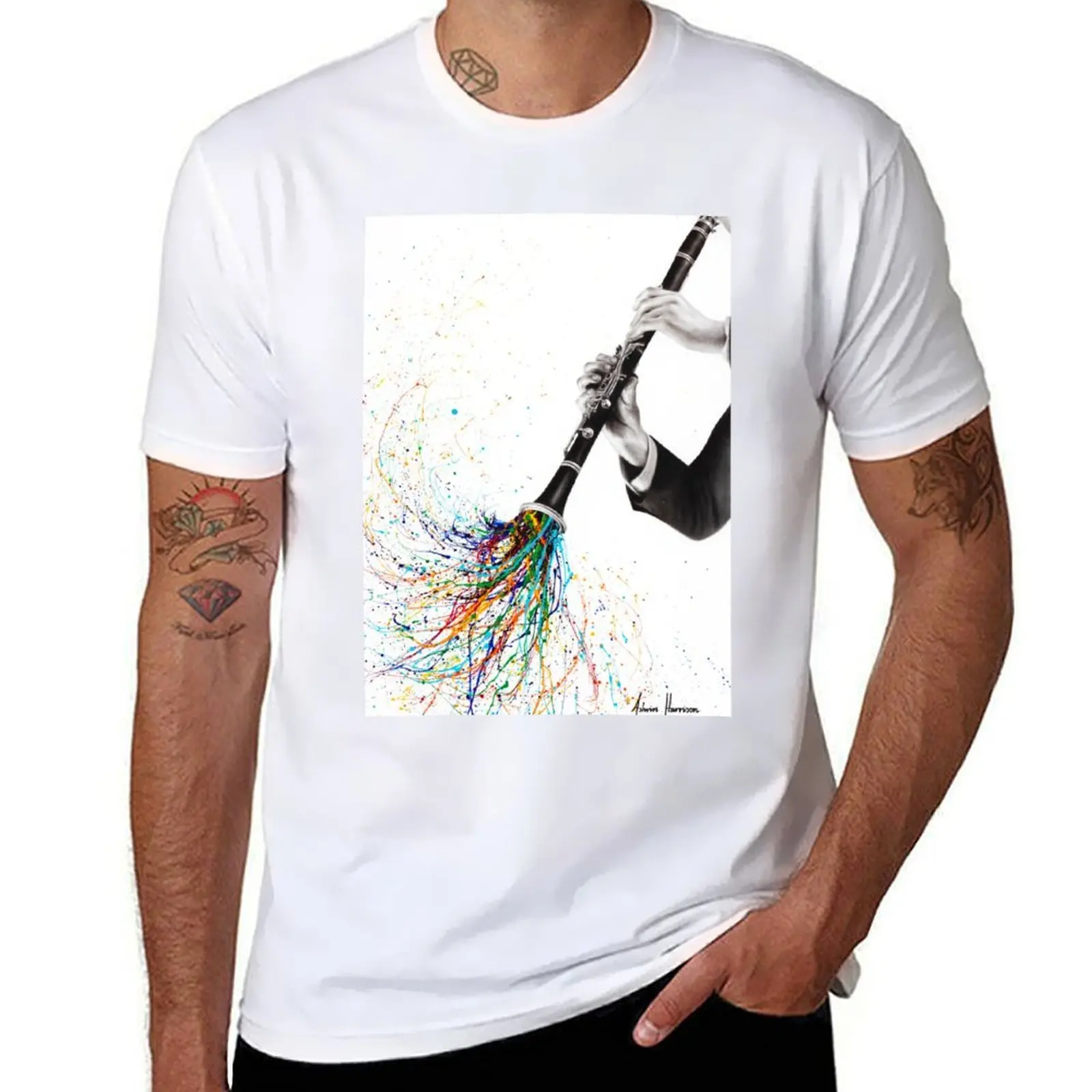 

A Clarinet Tune T-Shirt essential t shirt t shirts for man cotton man t shirt cotton T-Shirt