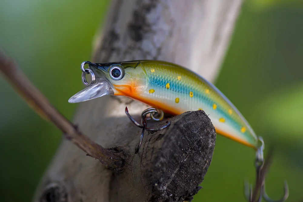 COUNTBASS Forellen-Minnow, 50 mm, 5,5 g, (1,97 Zoll, 0,2 Unzen), sinkende Angelköder, Kunststoff-Wobbler, Barsch, Leurre Angler's Tackle – Detail 15