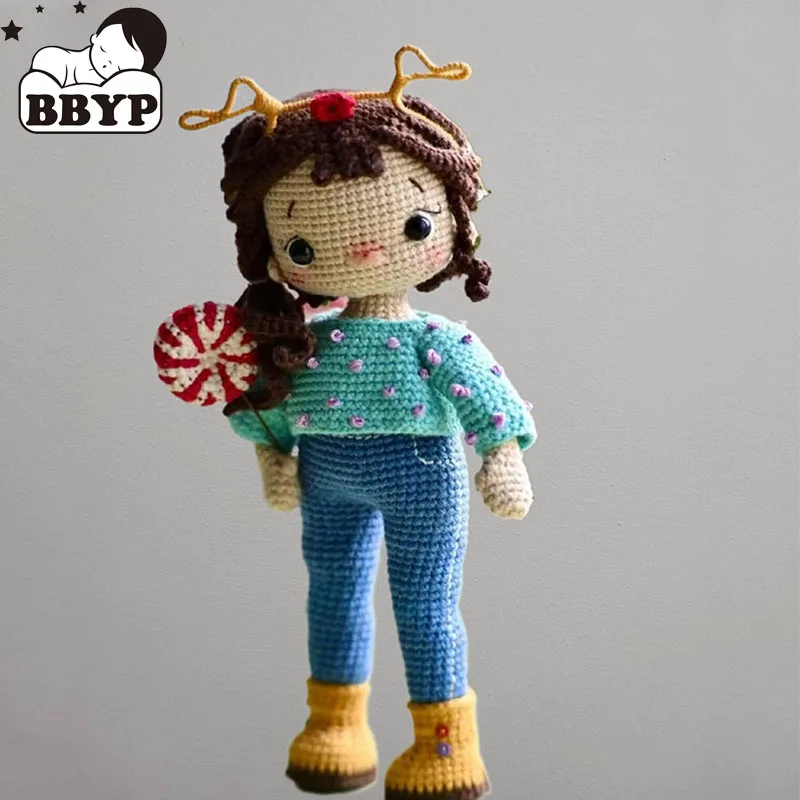 

Handmade Knitting Doll Crochet Susie Girls Crochet Dolls For Home Accessories Pattern Craft Toy Ornaments