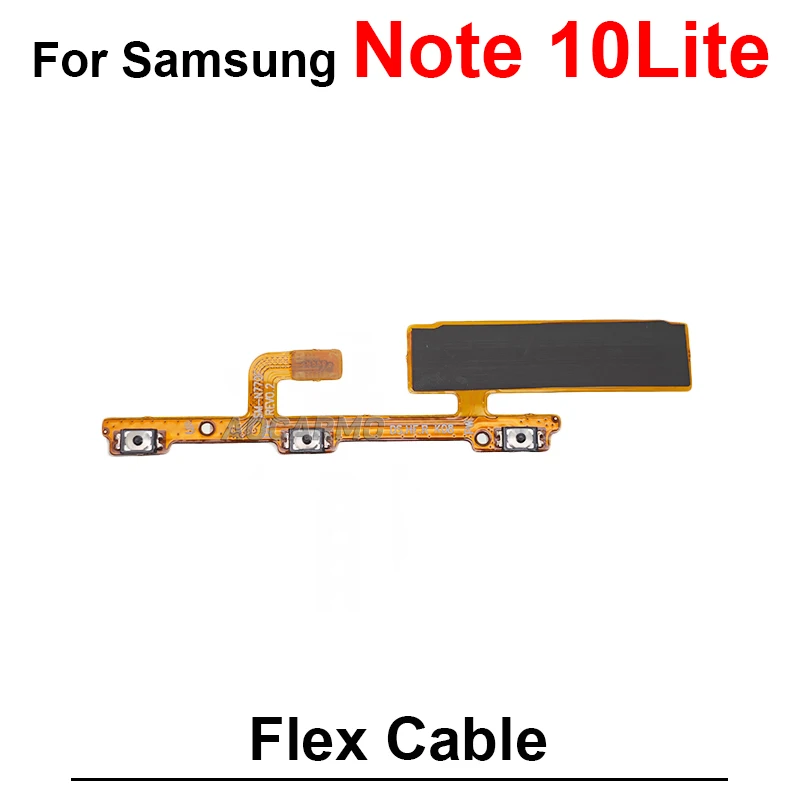 For Samsung Galaxy Note 10 Plus Lite Power On OFF Volume Buttons Flex Cable Repair Replacement Part