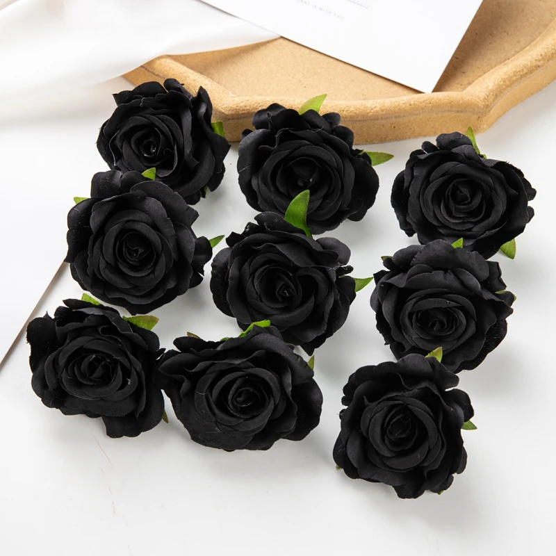 100 stücke Seide Künstliche Blume Rose Hochzeit brautstrauß Outdoor Garten Home Festival Party Decor Weihnachten Handgelenk Diy geschenk Box – Detail 7