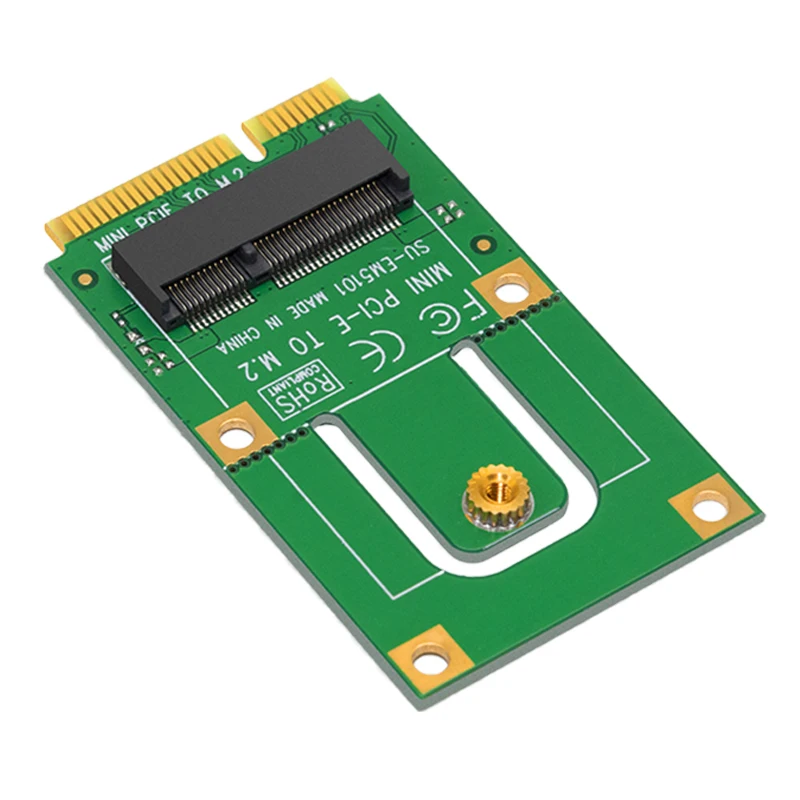 노트북 PC용 무선 블루투스 와이파이 모듈용 미니 PCI-E to M.2 어댑터 변환기 확장 카드, M.2 NGFF 키 E 인터페이스