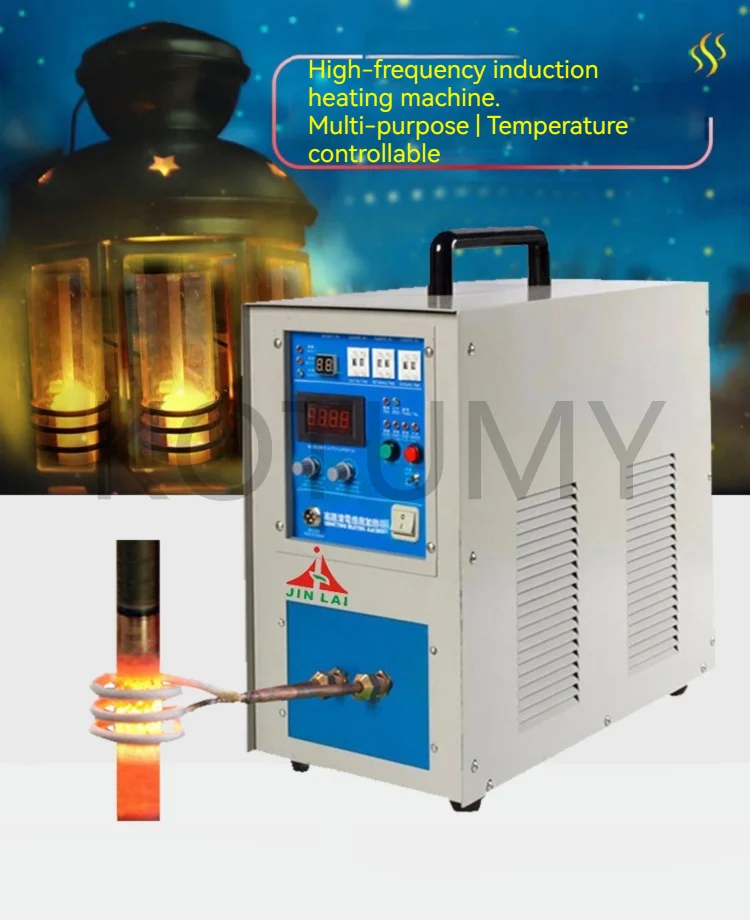 15KW 220V High Frequency Induction Heating Machine Quenching Melting Furnace Iron Welder Heat Treatment Forging