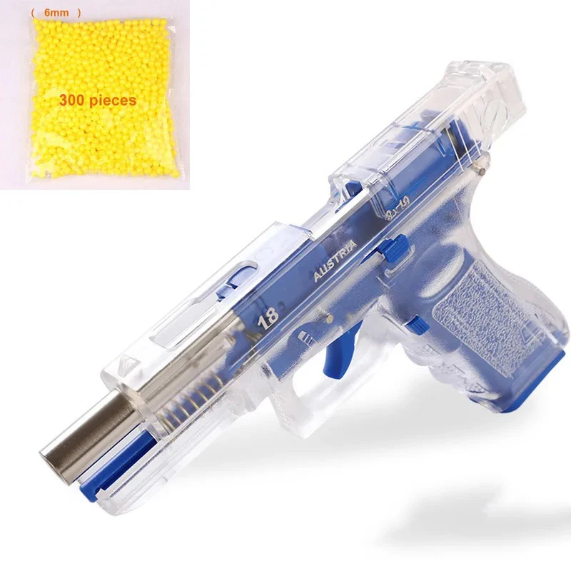 G18 Manueller BB-Kugelwerfer - Realistisches Design mit Ersatzmagazin, Perfekt für Outdoor-Teamspiele