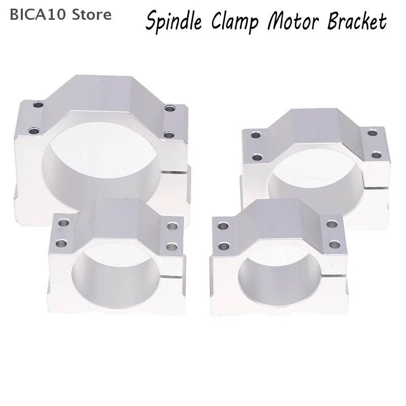 52mm 56mm 65mm 80mm Aluminum Spindle Clamp Motor Bracket For CNC Engraving Router Machine Motor Mounting Holder
