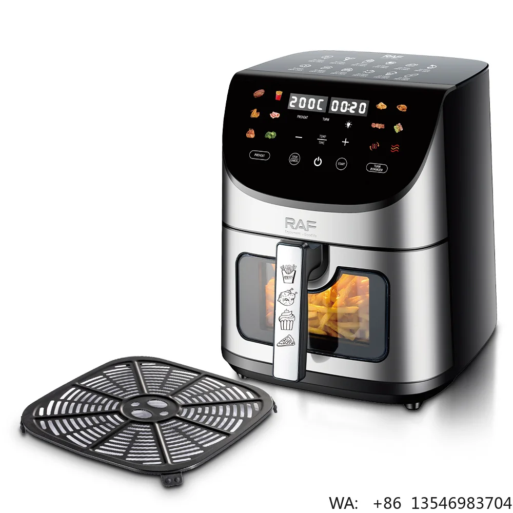 RAF Mobile Phone Control 8 L Electric Smart Digital Home Quick Cooking Multi-functional Air Fryer Easy Clean Express Heat System