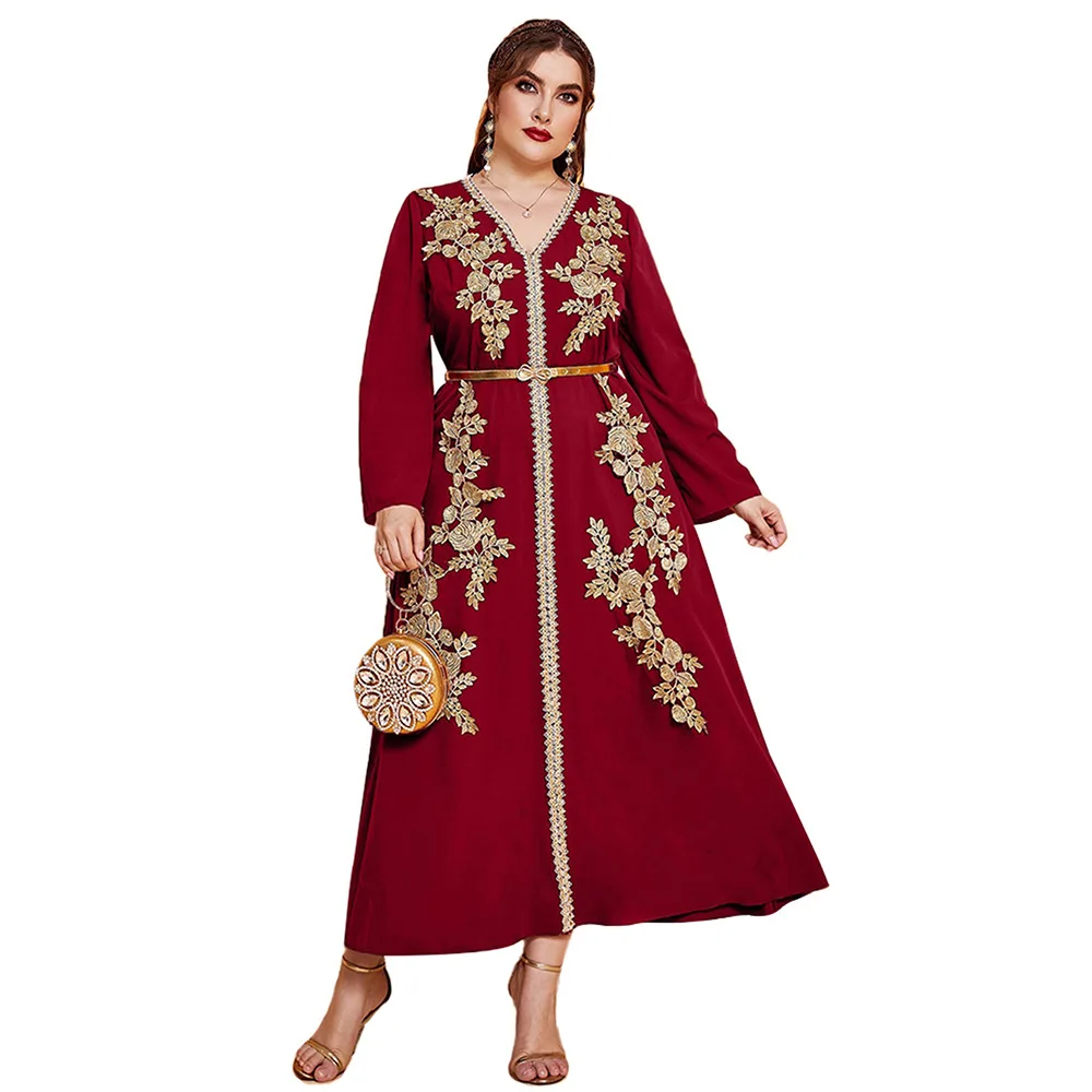 Eid Muslim Abaya for Women Party Dresses Jalabiya appliques Ramadan Morocco Dubai Abayas Kaftan Islam Vestidos Arab Long Robe