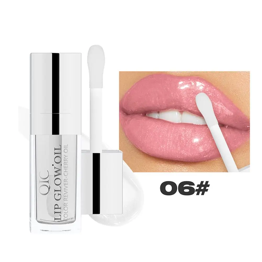 Qic Lipolie Hydraterende Lipgloss Olie Hydraterende Plumping Gloss Lip Water Olie Glazuur Lip Transparant Gloss Transparant Li I4q0