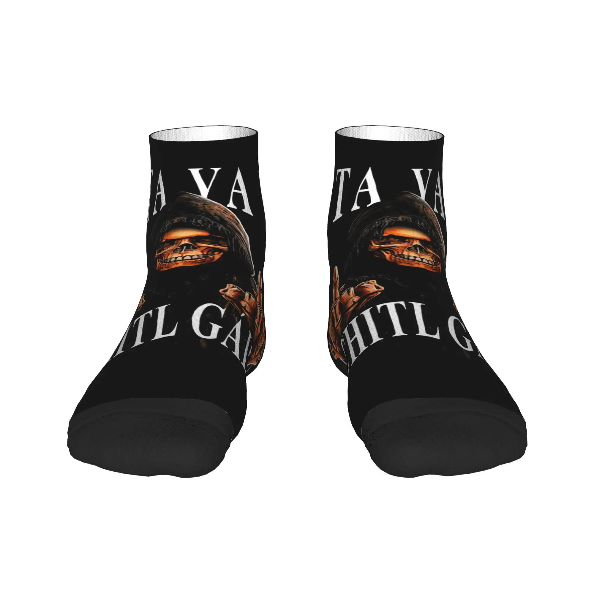 

Skull ESTA VA PA XOCHITL GALVEZ Ankle Socks Custom Funny Casual Socks Spring Anti Slip Running Sports Breathable Sock For Men
