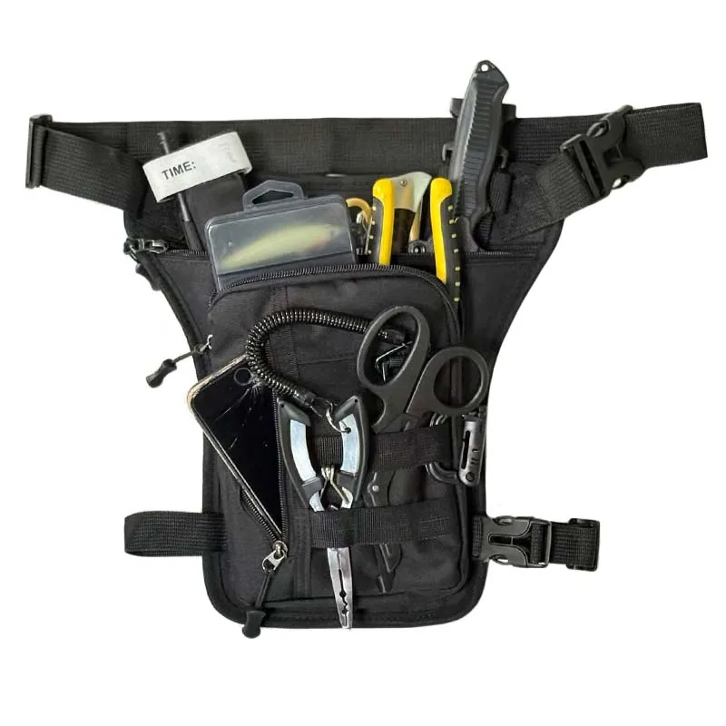 Bolso táctico MOLLE para cintura y pierna de senderismo hombre - imagen 3
