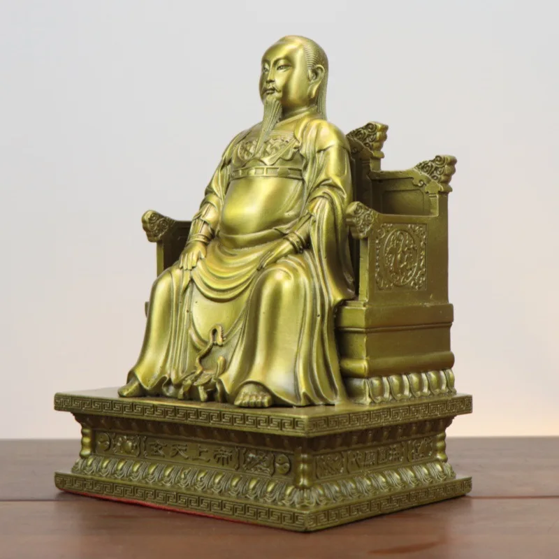 All-Brass Statue Of Xuantian Xuanwu , Auspicious Ornament Of The True Martial God Patriarch Of Wudang Mountain,