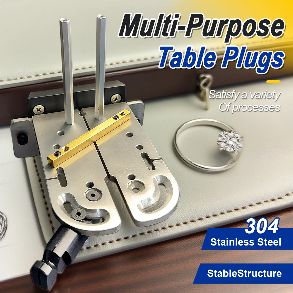 304 Stainless Steel Clamp-Type Vise Clamp Tool for Jewellery Metalworking Durable Multi-Functional Table for Mould Repair
